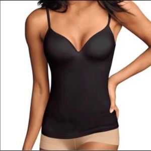 MAIDENFORM-XL Flexees Wirefree Camisole BLACK